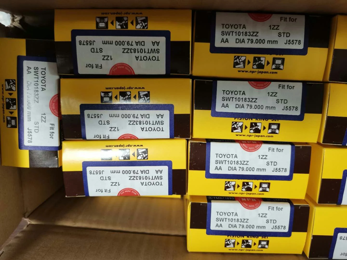 Кольца поршневые TOYOTA 1ZZ-FE 3ZZ-FE 4ZZ FE 13011-22220 SWT10183ZZSTD