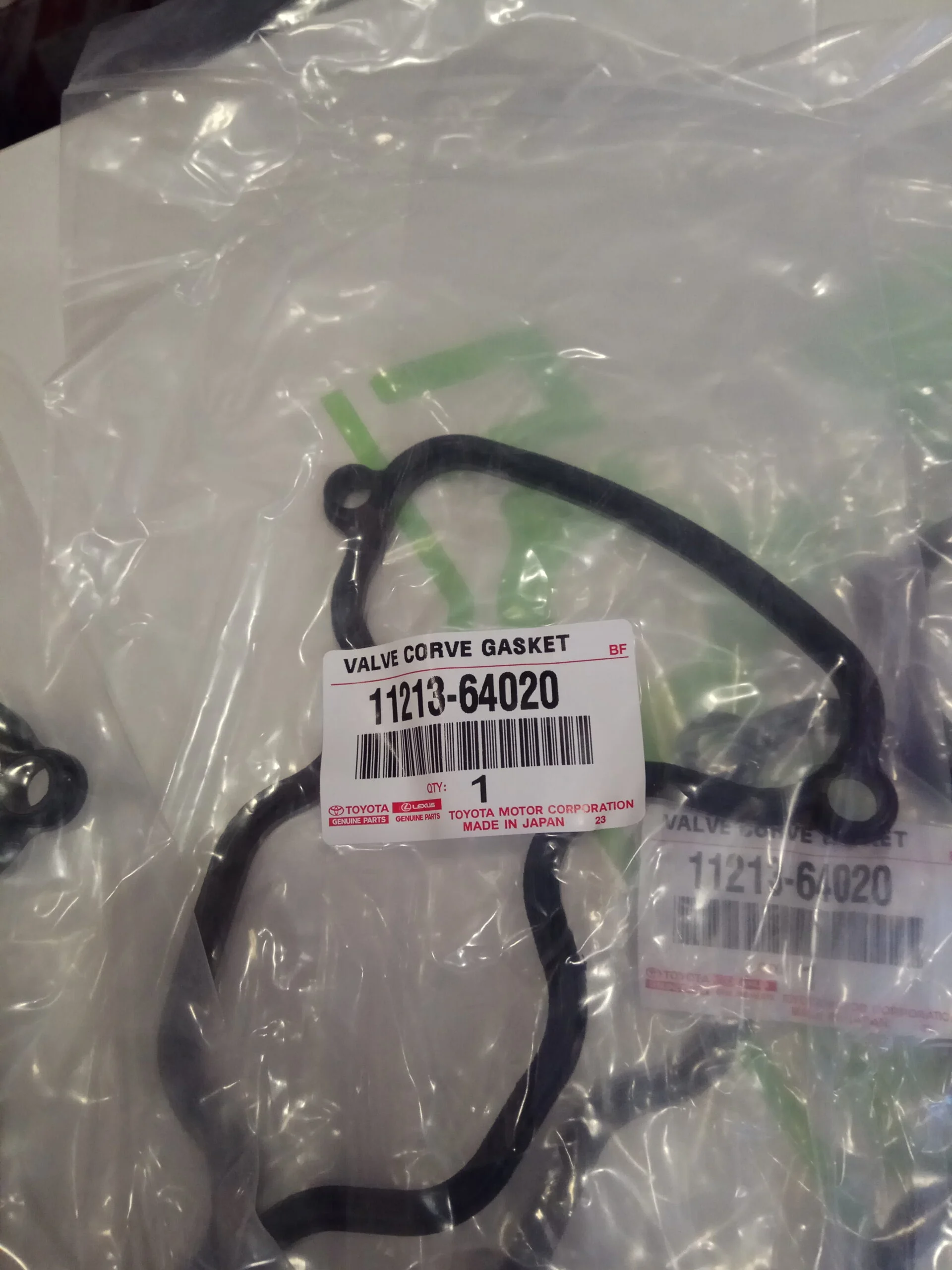 Прокладка клапанной крышки TOYOTA 1C 1CTL 2C 2CTL 11213-64020