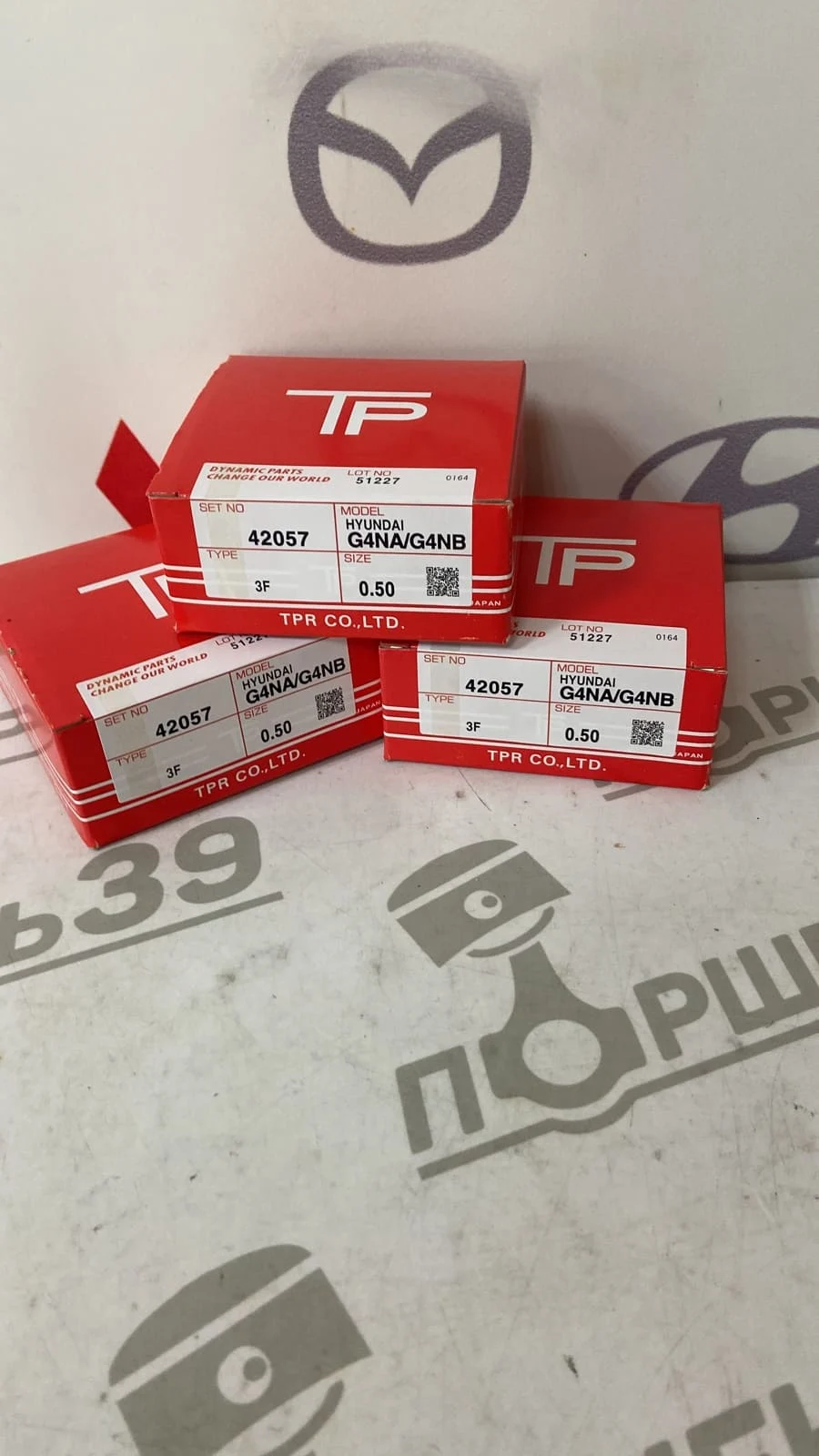 Кольца поршневые Hyundai G4NA G4NB 2.0 23040-2E000 TPR 42057.050