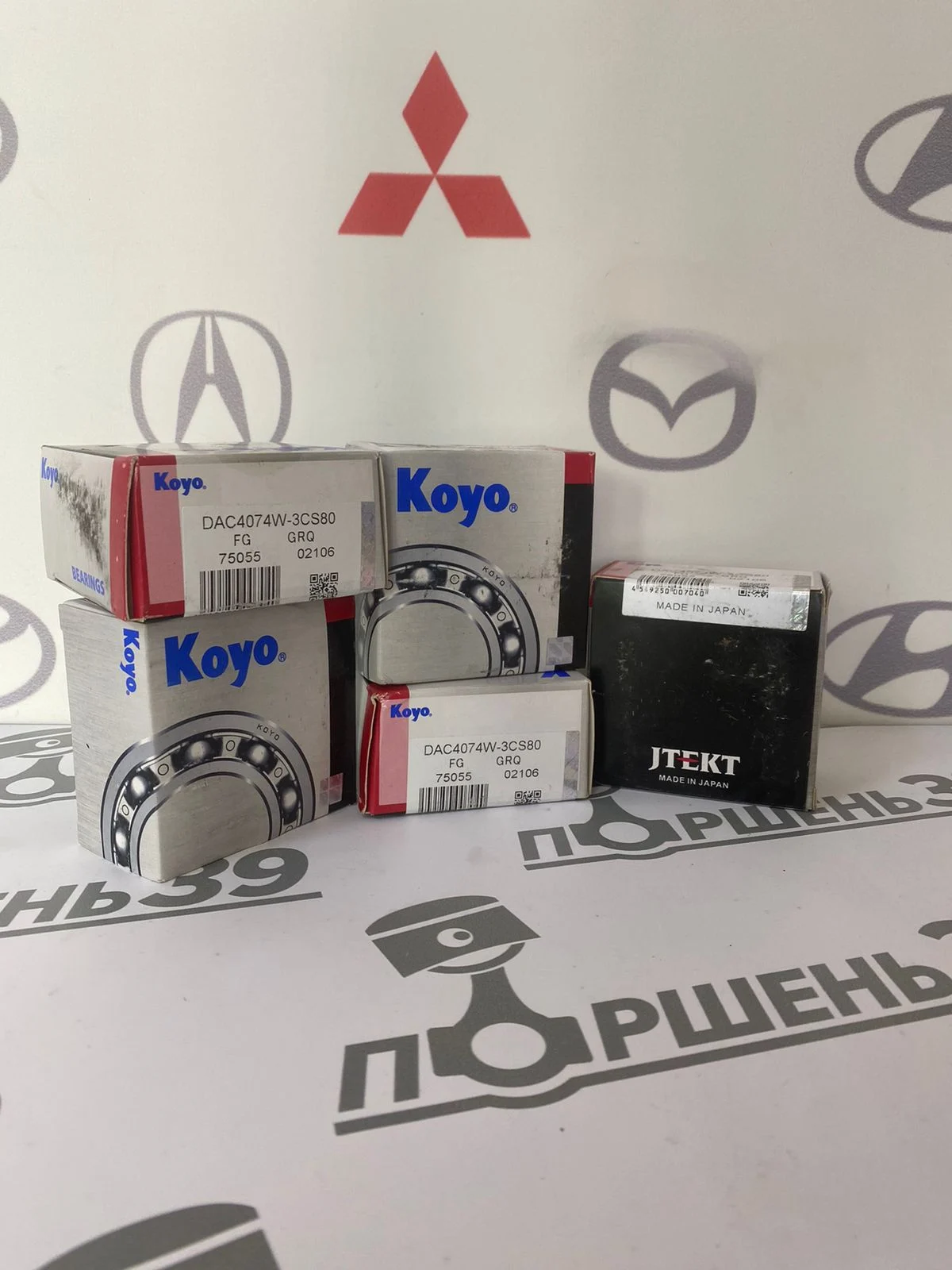 Подшипник передней ступицы KOYO TOYOTA COROLLA NZE12#/ARDEO SV5#/AVENSIS ZZT250/PRIUS 90080-36087