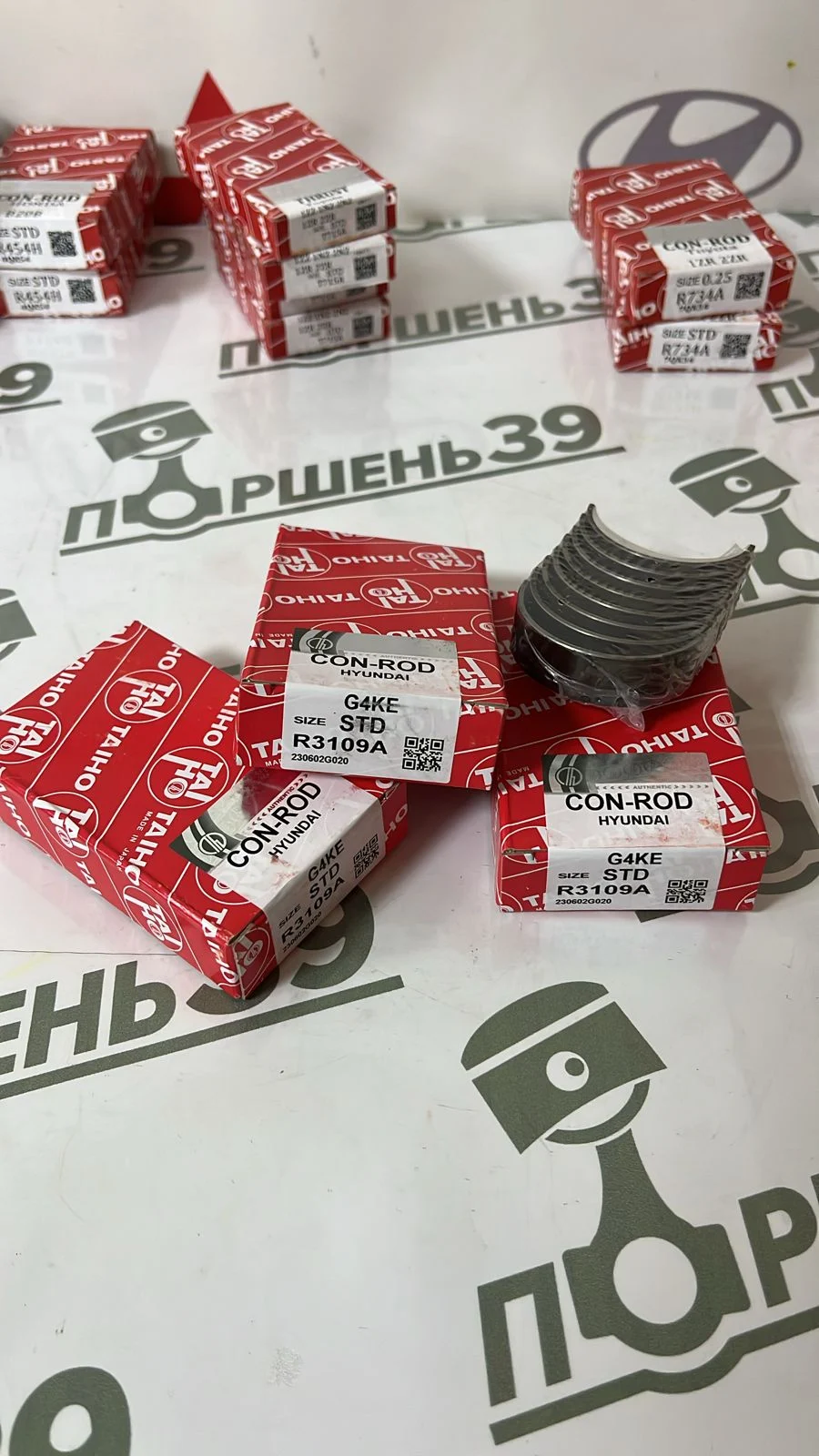 Вкладыши шатунные комплект STD HYUNDAI/KIA G4KE G4KD G4KC G4KJ R3109ASTD