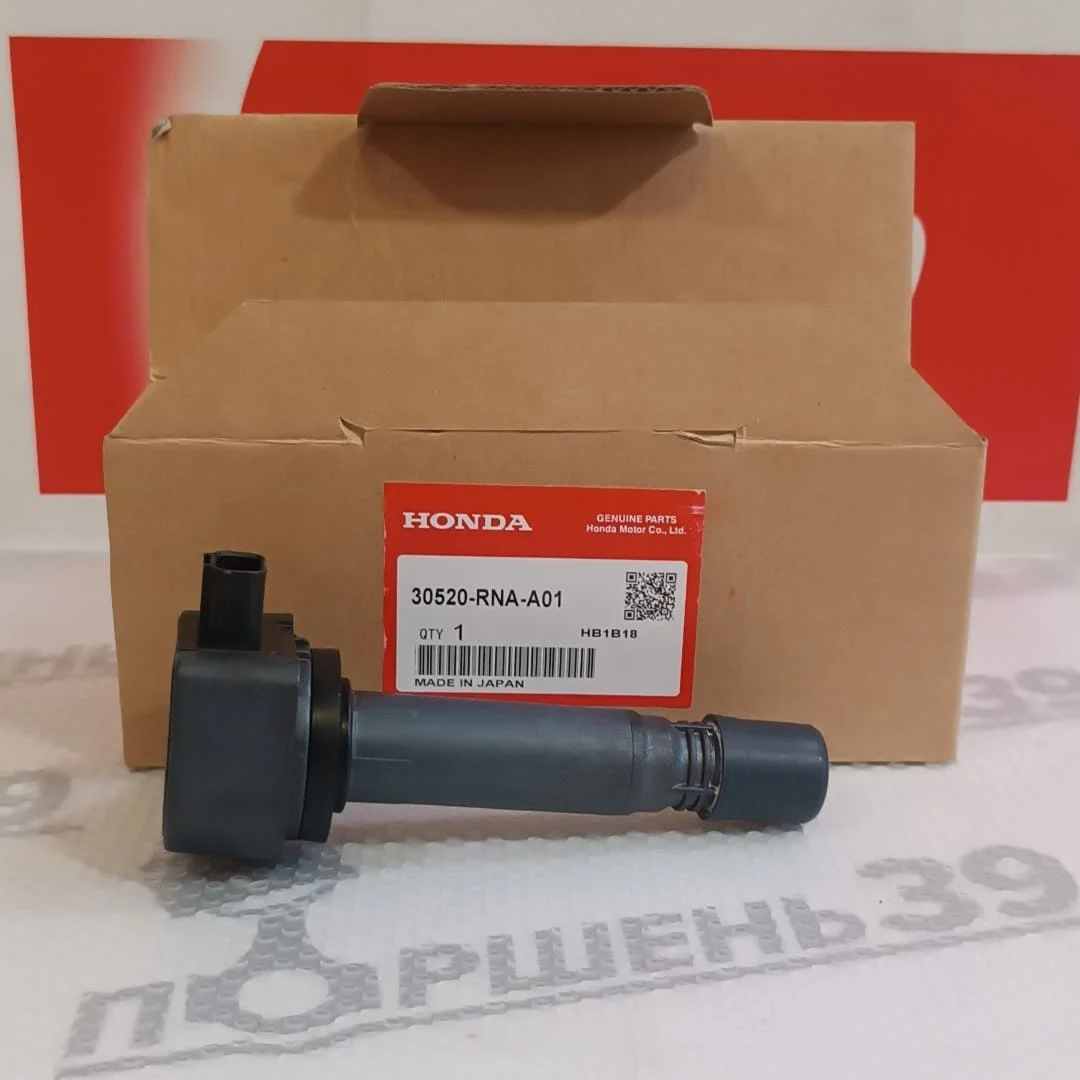 Оригинальная катушка зажигания Denso R20A R18A R16A Honda 30520-RNA-A01