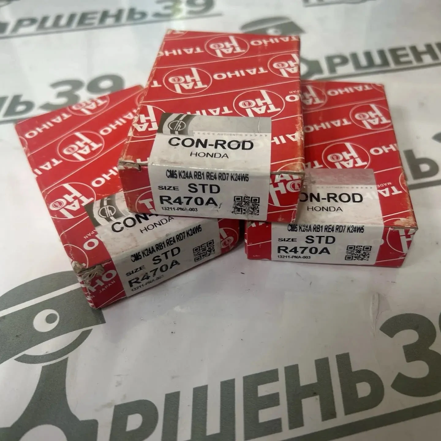 Шатунные вкладыши Honda K24A1 K24A4 K24Z3 K24Z4 R470H STD Taiho