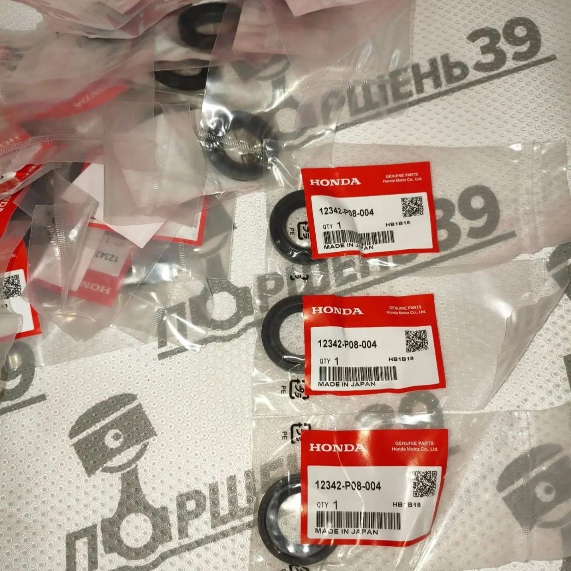 Сальник свечного колодца HONDA CR-V ACCORD J35A K20A K24A K24Z1 K24Z3 12342-P08-004